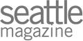 The image features the text "seattle magazine" in a simple, gray font.